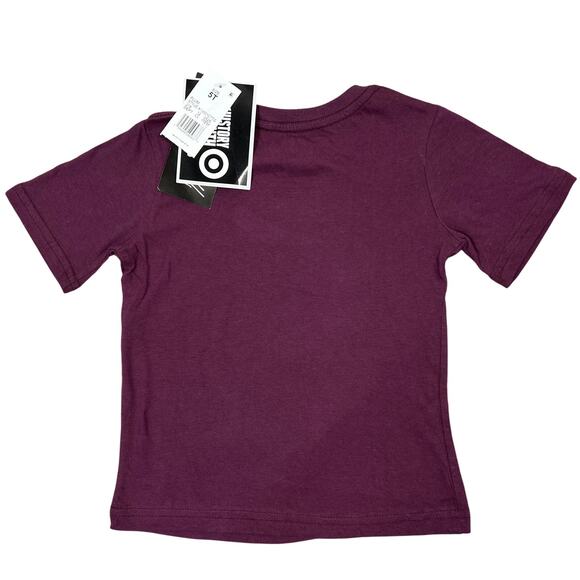 Malcolm X Driven T-Shirt Toddler 5T Maroon Gold Front Graphic Black History NEW! - Picture 3 of 6